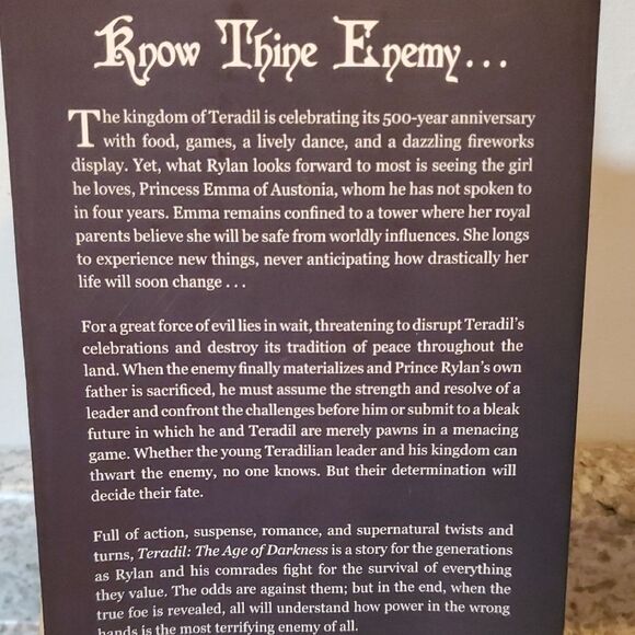 Teradil: The Age of Darkness Paperback Book By David Richard Corkill 🌎5/$10🌏 - Picture 3 of 4